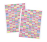 480 Pegatinas De Cristal, Pendientes Autoadhesivos, Pegatinas De Piedras Preciosas 3D, Pegatinas Epoxi Tridimensionales, Pegatinas De Diamantes De Imitación Brillantes Y Coloridas