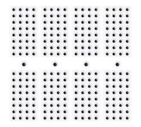 480 Piezas Ojos de Juguete Autoadhesivos,Adhesivos Ojos Móviles de Plástico Redondas,8mm