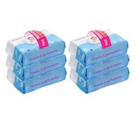480 Toallitas húmedas de limpieza bebé frescas & perfumadas Deliplus con aloe vera | Pack Ahorro [6 x 80 = 480 toallitas]