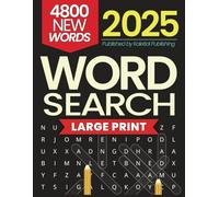4800 New Words Word Search for Adults: 200+ Large Print Puzzles with Hidden Words and Brain-Teasing Themes