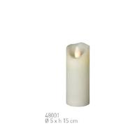 48001 Sompex Shine LED Vela Multi LED Tecnología Cera Real Ø5 Cm Marfil H 15 Cm