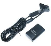4800MAH Play and Charge Kit Black para XBOX360 - RBrothersTechnology