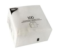 4800Servilletas, de 1capa, pliegue 1/4, 33cm x 33cm blanco (81451)