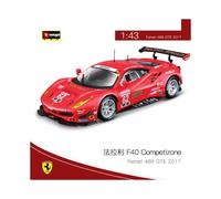 (488 GTE 2017)- vehículos de curso Ferrari 488GTE 312P F430GTC 308GTB 458GT3 488, escala 1:43, vehículos