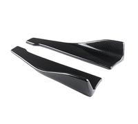 48cm para Ford para Fusion 2006-2024 Kit Carrocería Extensión Falda Lateral Delantera O Cubierta Canards Divisores Parachoques Trasero Separador Faldón Lateral Automóvil(Carbon Look)