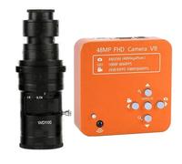 48MP 1080P 60FPS HDMI USB Cámara de microscopio digital electrónico industrial para reparación de teléfonos y lente de montaje en C 200X