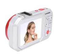 48MP HD 16x Zoom Autococusidad WiFi Digital con Pantalla de Color de 2.8 Pulgadas para Fotografía, Lente óptica, de Zoom Digital 16x, Pantalla de Visualización de Color (Silver)