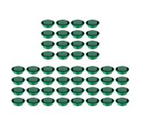 48Packs Floral Foam Rounds in Bowls DIY Flower Arrangement Kit Green R