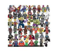 48pcs Superhero Figures Set Avengers Infinity War Minifigures Kids Toys Birthday Party Gifts