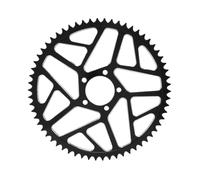 48T 54T 60T 7075 Sprock de Cadena de Aluminio Compatible con Sur Ron Lightbee X S X160 X260(54T Black)