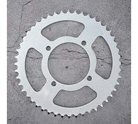 48T Dientes 76mm 428 Cadena Aluminio Piñón Trasero Cog Ajuste para 250cc Pit Trail para Dirt Bike Motorcros Powersports Piñones Motocicleta Pedal Ampliadora Ha