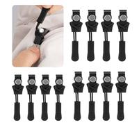 48uds Kit Reparación Cremalleras, Kit de Reparación de Cremalleras de Repuesto Deslizador de Cremallera Tirador de Cremallera Kit de Reparación de Cremalleras para Chaquetas Mochilas