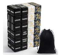 48uds MTG Dados Contadores, Dado de Contador de Palabras Clave, con Bolsa de Terciopelo, dados de Lealtad, MTG Vida contador 1/+1, Criatura Stats Buff Tokens Cubo, Accesorios Juegos Cartas