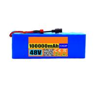 48V 100AH Batería De Alta Potencia para Bicicleta Eléctrica 13S3P Batería De Litio De Alta Capacidad para Patinete Eléctrico con 54.6V 2A Cargador XT60