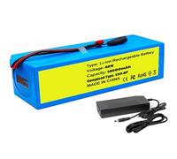 48V 14000Mah Batería De Repuesto para Bicicleta Electrica Panel De Protección Integrado 13S4P Batería De Litio Impermeable con 54.6V 2A Cargador XT60