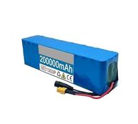 48V 200AH E-Bike Lithium Battery Pack Built-In BMS 13S3P Lithium-Ion Battery Waterproof Electric Bike Battery con Cargador For 1000W Scooter Motor 48V,XT60