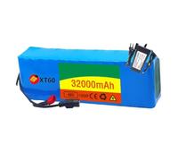 48V 32AH 13S3P Batería De Iones De Litio Impermeable para Bicicleta Eléctrica Batería Recargable para Patinete Eléctrico Batería De Alta Potencia con 54.6V 2A Cargador XT60