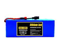 48V Batería De Iones De Litio para Patinete Eléctrico 200AH Batería De Litio De Alta Potencia 13S3P Waterproof Lithium-Ion Batteria con 54.6V 2A Caricabatterie XT90