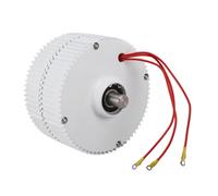 48V Doble eje 3 fase Magnet permanente Generador de CA sincrónico Alta eficiencia EXPERICIDAD DE DUAL MOTOR Eléctrico para turbinas eólicas Aleación de aluminio Acero de carbono (400W)