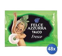 48x Paquete Talco Bolsa 100 Gr. Helecho Azul Fresco