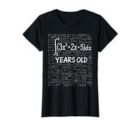 49 Cumpleaños Cálculo Integral Nerd Divertido Camiseta gráfica económica, Mujer, Negro, L