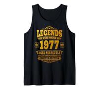 49 Cumpleaños Hombre Regalo Vintage Año 1977 Camiseta sin Mangas