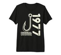 49 Cumpleaños Pesca Hombre Original 1977 Edición Limitada Camiseta Premium