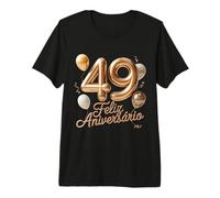 49 Feliz Cumpleaños Portugal Feliz Cumpleaños Portugués Camiseta Premium