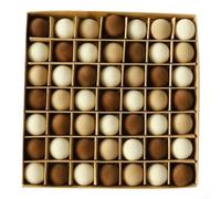 49 piezas para mini adornos de bolas de Navidad de terciopelo, decoraciones de plástico colorido y árbol de felpa con cuerda para colgar para el hogar, oficina, escuela, vacaciones, fiesta, café