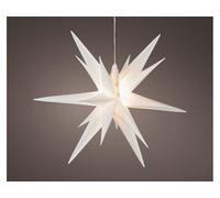 490701 LED Estrella PVC Continuo IP44 para Interior & 40cm & 6 Leds Blanco