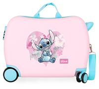 Disney Joumma Heart Stitch Maleta Infantil Rosa 50x38x20 cms Rígido 1,8 kgs Cierre de combinación Lateral ABS 1,8 kgs 38L Equipaje de Mano