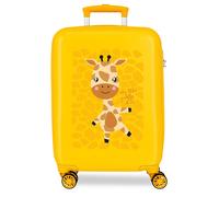 Roll Road Happy Pets Maleta de Cabina Multicolor 38x55x20 cms Rígida ABS Cierre de combinación Lateral 34L 2 kgs Equipaje de Mano