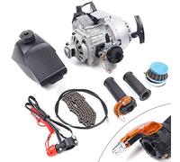 49CC 2 tiempos Pull Start Mini Motor Kit + Depósito de combustible para Pocket Quad Dirt Bike
