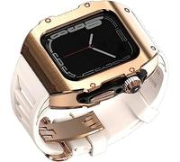 49mm Mod Kit Stainless Steel Watch Case & Rubber Band，For Ultra 49MM，Titanium Frame Soft Sport Watch Strap And Metal Buckle Rm Style Watch Accessories for Men Women