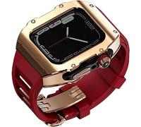 49mm Mod Kit Stainless Steel Watch Case & Rubber Band，For Ultra 49MM，Titanium Frame Soft Sport Watch Strap And Metal Buckle Rm Style Watch Accessories for Men Women