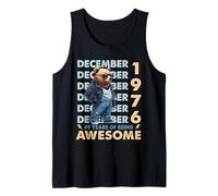 49th Birthday Bear Legends December 1976 49 Years Old Mens Camiseta sin Mangas