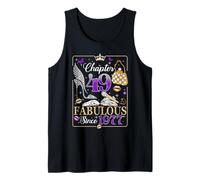 49th Birthday Queen Chapter 49 Fabulous Since 1977 Women Camiseta sin Mangas
