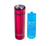 4ALLFAMILY Nomad - Enfriador de insulina para Viaje, 48 Horas, no eléctrico, Aprobado por la TSA, con diseño Ligero, Apto para Viajes aéreos, Reutilizable, Color Rojo Medio para medicamentos