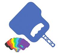 4BIG.fun Abanico para barbacoa de carbón azul