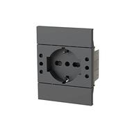 4Box - Enchufe empotrable P503 compatible con Bticino® LivingNow™ negro