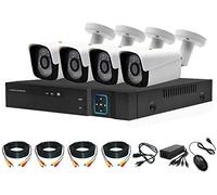 4CH HD DVR Home vigilancia CCTV Kits seguridad 4 sistema de cámara al aire libre completo CCTV paquete para el hogar