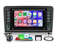 4Core 64G Inalámbrico Carplay Android 15 Radio Coche para Mercedes Benz ML GL W164 ML350 ML500 GL320 X164 ML280 7 Pulgadas Radio Coche Android Auto GPS Navi WiFi Bluetooth FM/RDS EQ/SWC Cámara Trasera