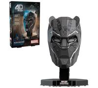 4D Build - Busto Marvel Black Panther: Maqueta 3D detallada de cartón, 82 piezas, para fans de la serie de superhéroes a partir de 12 años