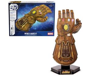 4D Build - GUANTE THANOS - Puzzle Marvel 3D - Juguetes Marvel - Rompecabezas 3D Juego Construcción - Puzzles para Adultos y Niños - 6069823 - Juguetes Niños 12 Años +
