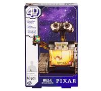 4D Build Adult Puzzle Disney Walle, Color metálico marrón/Dorado (Spin Master 6070175)