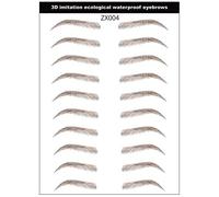 4D Cabello como Cejas Auténticas 4D imitación Ecológicas Cejas Tatuaje Pegatinas A Base De Agua Etiqueta Engomada Cejas Cejas Falso