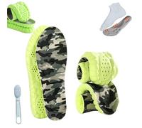 4D Cloud Technology Insole Super Soft, Besaturate 4d Plantillas Ultracómodas Plantilla de Masaje para Apoyo de Pie y Articulaciones (Verde, 42-43)