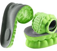 4D Constant Temperature Comfort Starter U-Shape Insoles, 4D Memory Foam Insoles,Breathable Strong Arch Support Insoles Inserts - High-Elastic, Shock-Absorbing Insoles (Green, 39-40)
