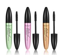 4D Máscara de Pestañas Volumen y Longitud, FantasyDay 3pcs 6ml Larga Duración Máscara de Pestañas Multicolor Intensos Waterproof Hipoalergénico Prueba De Manchas Alargamiento Mascara Maquillaje Set