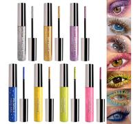 4D Máscara de Pestañas Volumen y Longitud, FantasyDay 7pcs 6ml Larga Duración Máscara de Pestañas Multicolor Intensos Waterproof Hipoalergénico Prueba De Manchas Alargamiento Mascara Maquillaje Set
